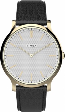 Timex Gallery 40mm Ādas siksniņas pulkstenis TW2V28400