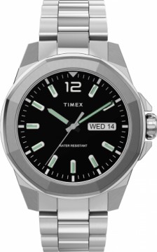 Timex Essex Avenue 44mm Nerūsējošā tērauda rokassprādzes pulkstenis TW2U14700