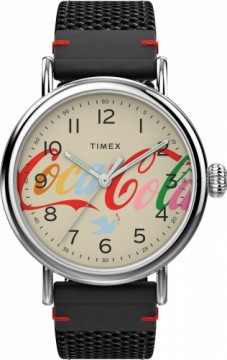Timex Standard x Coca-Cola® Unity Collection 40mm Auduma siksniņas pulkstenis TW2V26000
