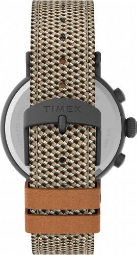 Timex Standard Chronograph 41mm Часы с тканевым и кожаным ремешком TW2U89400 image 2