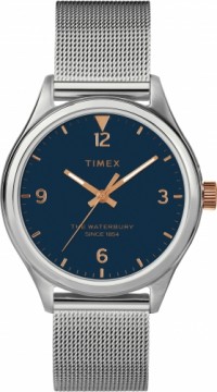 Timex Waterbury Traditional 34mm Nerūsējošā tērauda sieta siksniņas pulkstenis TW2T36300