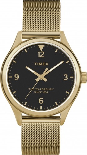 Timex Waterbury Traditional 34mm Nerūsējošā tērauda sieta aproces pulkstenis TW2T36400 image 1