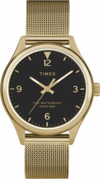 Timex Waterbury Traditional 34mm Nerūsējošā tērauda sieta aproces pulkstenis TW2T36400