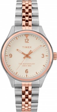 Timex Waterbury Traditional 34mm Nerūsējošā tērauda rokassprādzes pulkstenis TW2T49200
