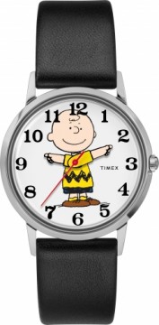 Timex x Peanuts Exclusively for Todd Snyder 34mm Ādas siksniņas pulkstenis TW2T39600