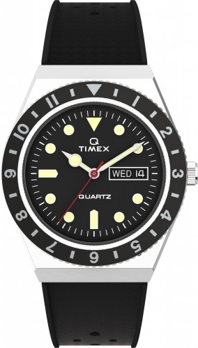 Q Timex 38mm Sintētiskās gumijas siksnas pulkstenis TW2V32000 image 1