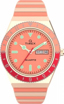 Q Timex Malibu 36mm Часы с ремешком расширения из нержавеющей стали TW2V38600