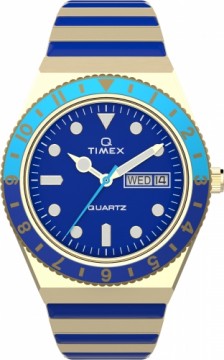 Q Timex Malibu 36mm Часы с расширительным ремешком из нержавеющей стали TW2V38500