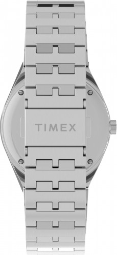Q Timex GMT 38mm Nerūsējošā tērauda rokassprādzes pulkstenis TW2V38000 image 3