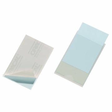 Apvalks Durable Pocketfix Caurspīdīgs Etiķetes Pašlīpoši materiāli 100 gb. 90 x 57 mm