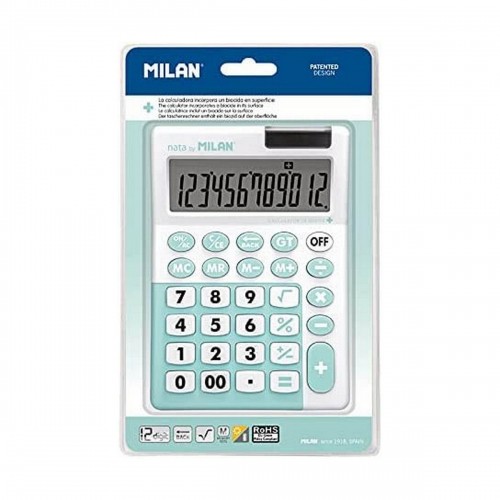 Kalkulators Milan Tirkīzs Balts image 1