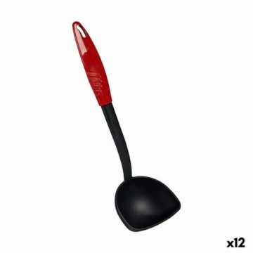 Bigbuy Home Половник Пластик Красный Чёрный Нейлон (6,5 x 30,5 x 9 cm) (12 штук)