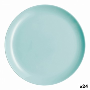 Плоская тарелка Luminarc Diwali Tirkīzs Stikls (25 cm) (24 gb.)