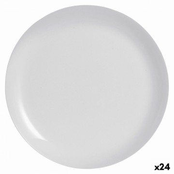 Плоская тарелка Luminarc Diwali Pelēks Stikls (Ø 27 cm) (24 gb.)