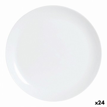 Плоская тарелка Luminarc Diwali Balts Stikls (25 cm) (24 gb.)