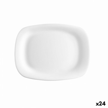 Поднос Bormioli Rocco Parma Прямоугольный Белый Cтекло (18 x 21 cm) (24 штук)