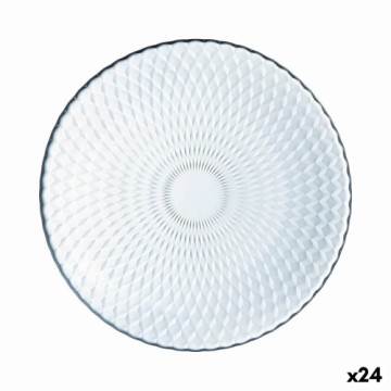 Плоская тарелка Luminarc Pampille Caurspīdīgs Stikls (25 cm) (24 gb.)