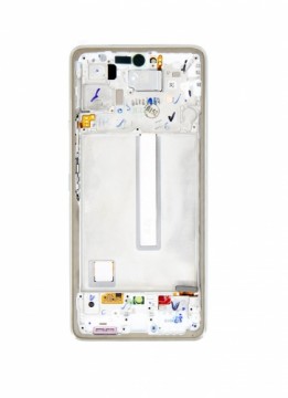 LCD display +Touch Unit + Front Cover Samsung A536B Galaxy A53 5G Awesome White (Service Pack)