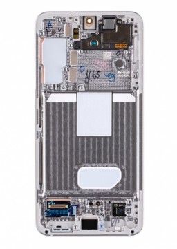 LCD display +Touch Unit + Front Cover Samsung S901B Galaxy S22 Phantom White (Service Pack)
