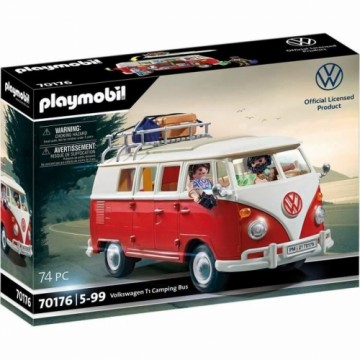 Набор машинок Playmobil 70176 Volkswagen T1 Bus Красный