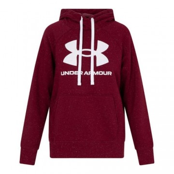 Sporta Krekls ar Kapuci Under Armour Fleece Rival Sarkans