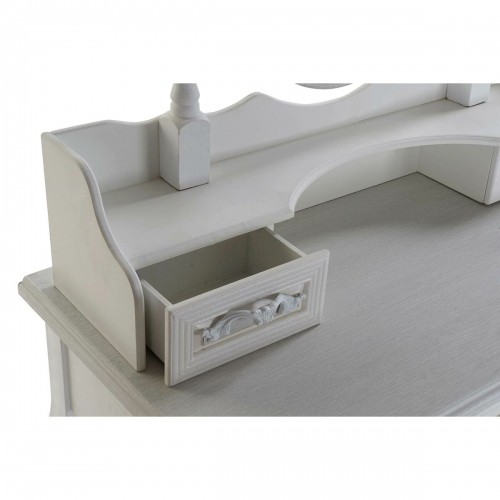 Туалетный столик DKD Home Decor Зеркало Белый ABS Деревянный MDF (75 x 42 x 140 cm) image 2