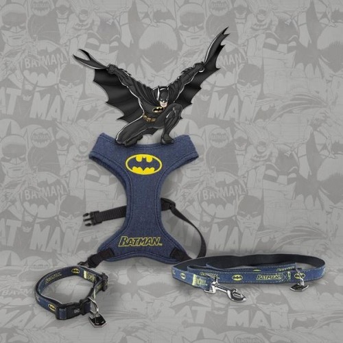Suņu drošības siksna Batman XXS/XS Zils image 3