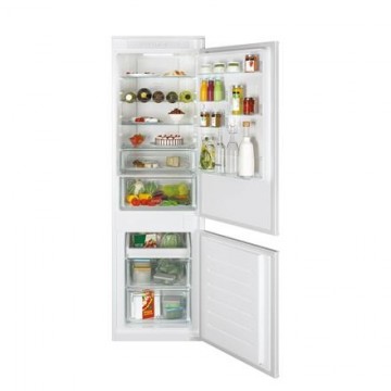 Candy Refrigerator CBT5518EW Energy efficiency class E, Built-in, Combi, Height 177.2 cm, No Frost system, Fridge net capacity 186 L, Freezer net capacity 62 L, Display, 37 dB, White