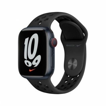 Viedpulkstenis Apple Watch Nike Series 7 Melns 41 mm