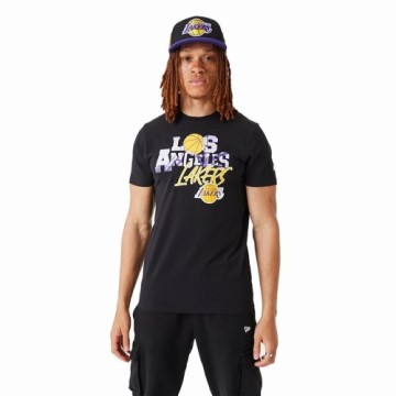 Vīriešu Krekls ar Īsām Piedurknēm New Era  NBA Infill Graphic LA Lakers