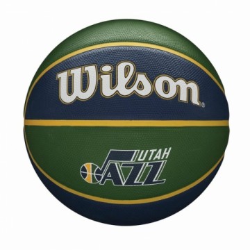 Баскетбольный мяч Wilson  NBA Team Tribute Utah Jazz Синий