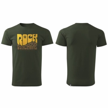 T-krekls Rock Machine Wave, zaļa, S