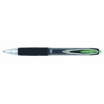 Liquid ink ballpoint pen Uni-Ball Rollerball Signo UM-207 Зеленый 12 штук