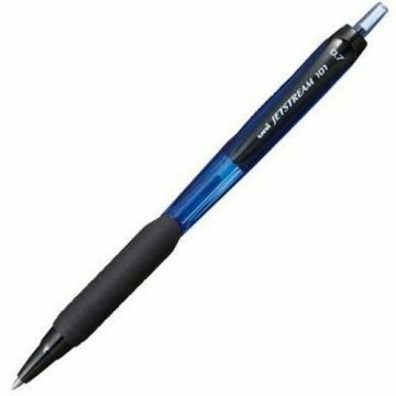 Liquid ink ballpoint pen Uni-Ball Rollerball Jestsream SXN-101 Синий 12 штук