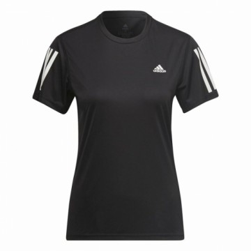 Футболка с коротким рукавом женская Adidas Own the Run Чёрный