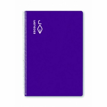 ноутбук ESCOLOFI 5 штук Фиолетовый 50 Листья Четверть