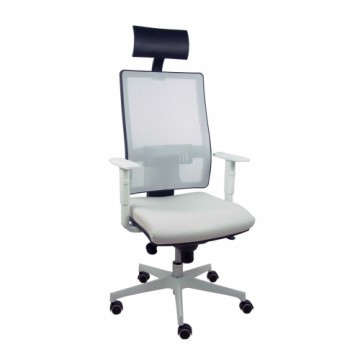 Biroja krēsls ar galvas atbalstu Horna P&C 0B4BRPC Balts