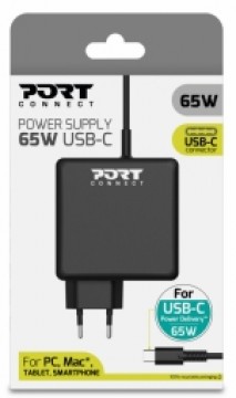 Lādētājs Port Power Supply 65W USB-C