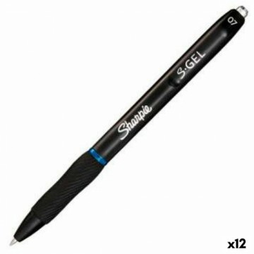 Gela pildspalva Sharpie S-Gel Ievelkams Zils 0,7 mm (12 gb.)