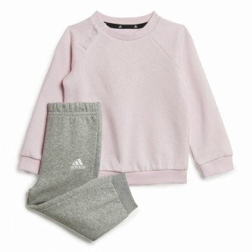 Bērnu Sporta Tērps Adidas Essentials Logo Rozā