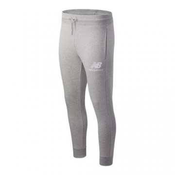Garās sporta bikses New Balance Essential Stack Logo Pelēks Unisekss