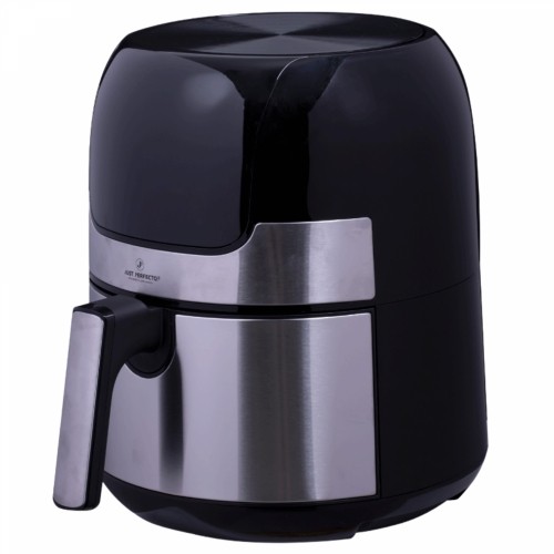Just Perfecto JL-23: 1400W - LED Touch Screen Hot Air Fryer With Grill Plate S/S - 3.5L image 1