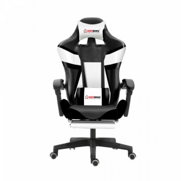 Herzberg Home & Living Herzberg HG-8082: Tri-color Gaming and Office Chair with T-shape Accent Black