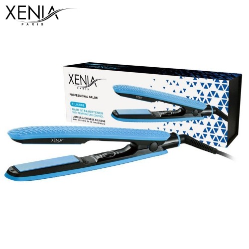 Xenia Paris JS-140207: Blue Silicone Hair Straightener image 4