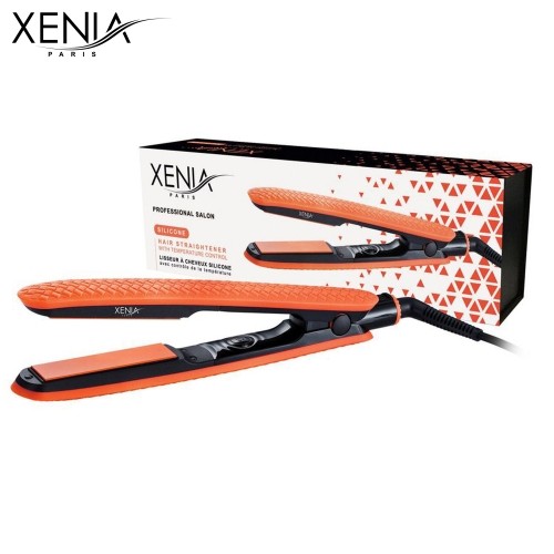 Xenia Paris JS-140209: Orange Silicone Hair Straightener image 4