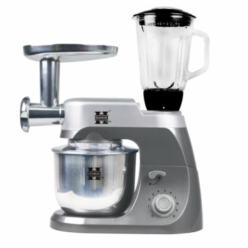 Herzberg Cooking Herzberg HG-5029:3 in 1800W Stand Mixer With Planetary Beating Action Gray