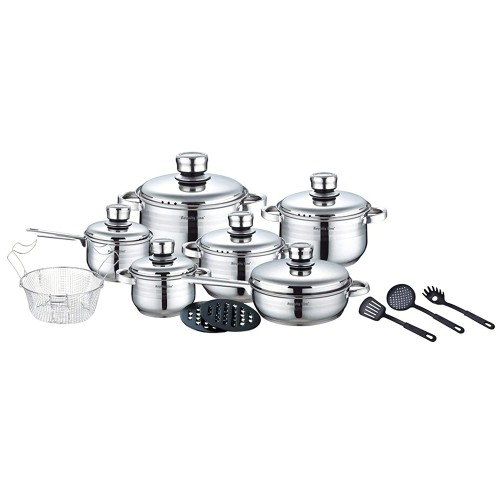 Royalty Line RL-1802: 18 Pieces Stainless Steel Cookware Set w/ Various Utensils image 2
