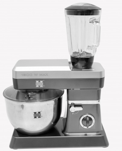 Herzberg Cooking Herzberg HG-5065; Stand Mixer 1200W (1800W max), 6.5L Silver image 1