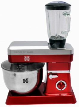 Herzberg Cooking Herzberg HG-5065; Stand Mixer 1200W (1800W max), 6.5L Red