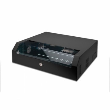 Plauktu sistēma Digitus DN-19 04U-PB-B Melns 19"